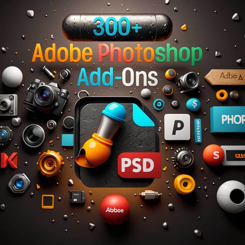 300+ Adobe Photoshop Add-Ons