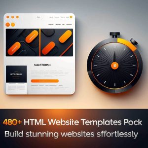 480+ HTML Website Templates & Assets Pack